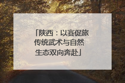 陕西：以赛促旅 传统武术与自然生态双向奔赴