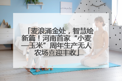 麦浪涌金处，智慧绘新篇！河南首家“小麦—玉米”周年生产无人农场喜迎丰收