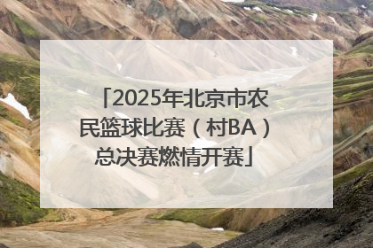 2025年北京市农民篮球比赛（村BA）总决赛燃情开赛