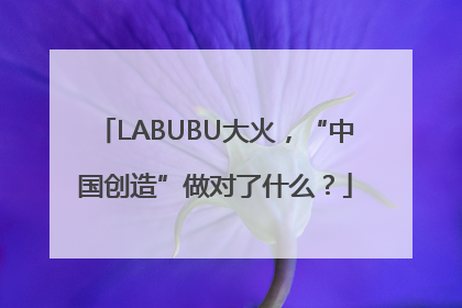 LABUBU大火，“中国创造”做对了什么？